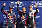 Gallerie: Mark Webber (Red Bull), Sebastian Vettel (Red Bull) und Nico Hülkenberg (Sauber)