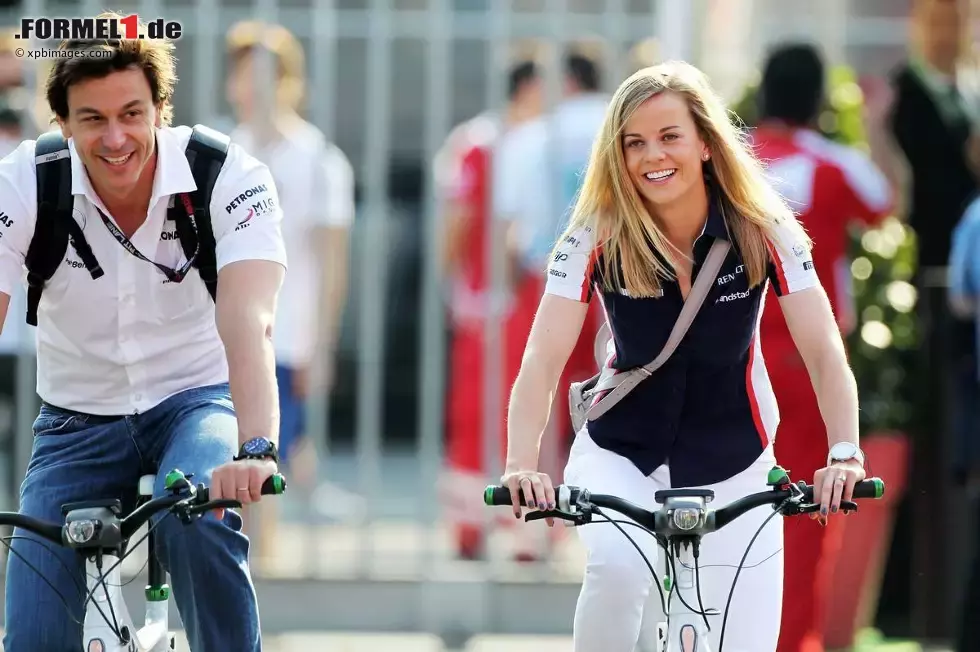 Foto zur News: Toto Wolff und Susie Wolff (Williams)