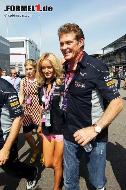 Foto zur News: David Hasselhoff mit Freundin Hayley Roberts