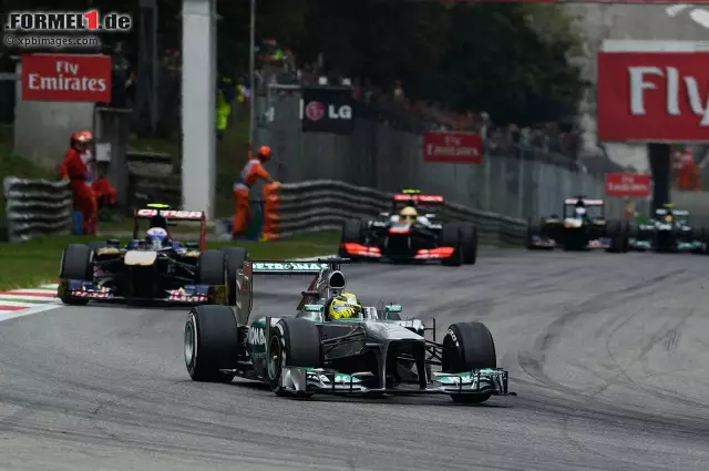 Foto zur News: Nico Rosberg war in Monza mit Platz sechs bester Mercedes-Pilot,...