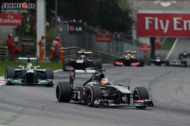 Foto zur News: Nico Hülkenberg verlor gleich am Start einige Plätze, hielt dann jedoch tapfer mit und wurde Fünfter