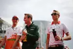 Foto zur News: Adrian Sutil (Force India), Giedo van der Garde (Caterham) und Max Chilton (Marussia)