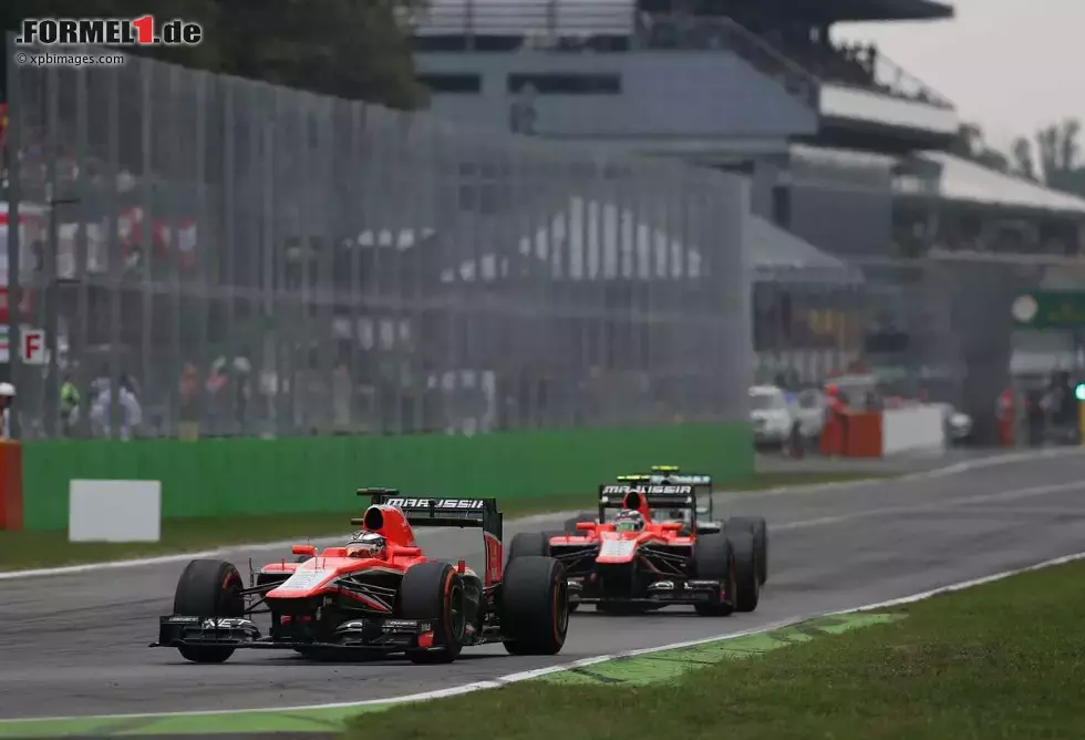 Foto zur News: Jules Bianchi (Marussia) und Max Chilton (Marussia)