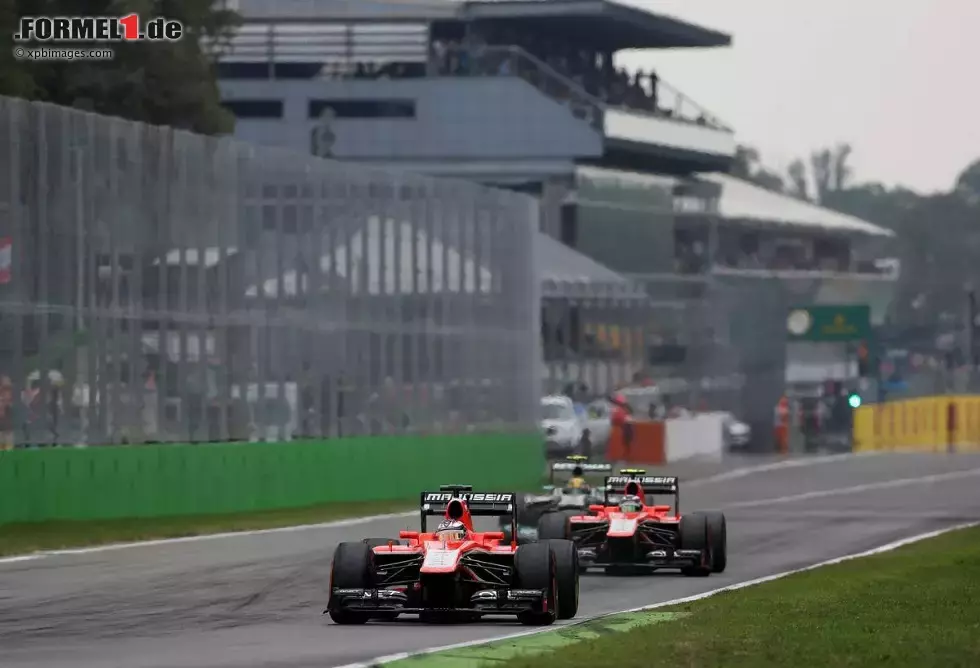 Foto zur News: Jules Bianchi (Marussia) und Max Chilton (Marussia)