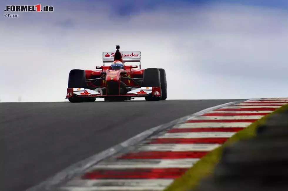 Foto zur News: Marc Gene (Ferrari) in Rudskogen, Norwegen