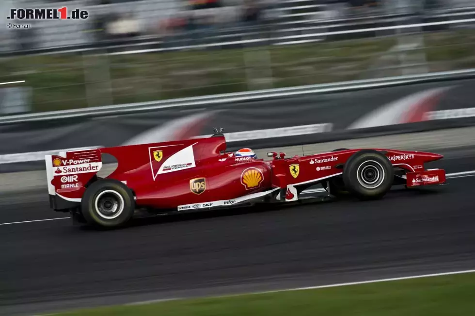 Foto zur News: Marc Gene (Ferrari) in Rudskogen, Norwegen