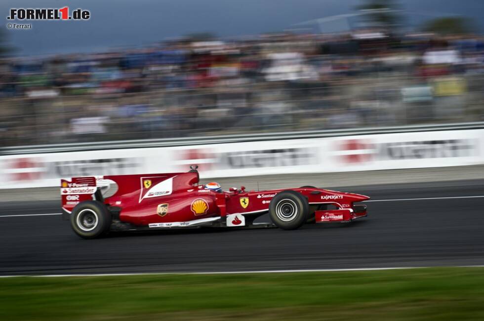 Foto zur News: Marc Gene (Ferrari) in Rudskogen, Norwegen