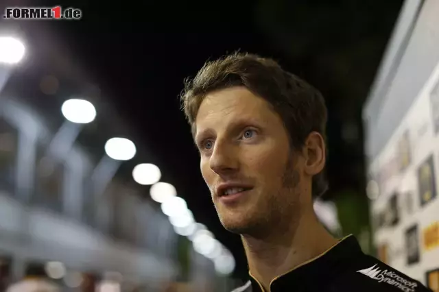 Foto zur News: Die Überraschung: Romain Grosjean (Lotus) klassiert sich auf Rang drei