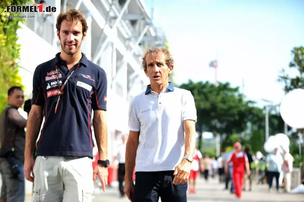 Foto zur News: Jean-Eric Vergne (Toro Rosso) und Alain Prost