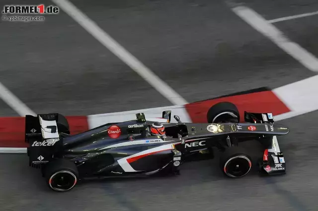 Foto zur News: Nico Hülkenberg verpasste die Top 10 als Elfter knapp und musste sich zum ersten Mal in dieser Saison sogar Teamkollege Esteban Gutierrez geschlagen geben (10.)