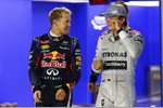 Foto zur News: Sebastian Vettel (Red Bull) und Nico Rosberg (Mercedes)