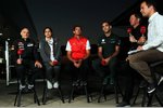 Gallerie: Franz Tost, Monisha Kaltenborn, Graeme Lowdon und Cyril Abiteboul im Interview mit dem britischen Fernsehen