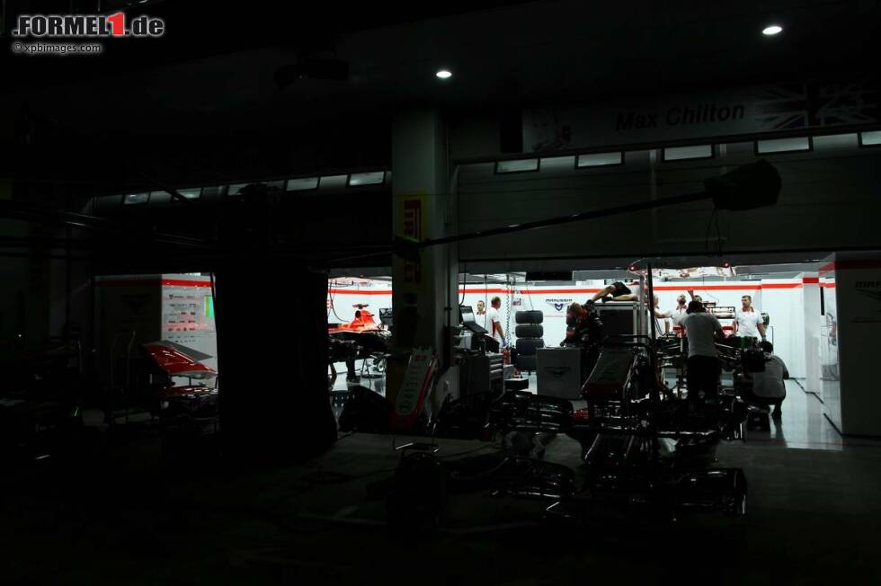 Foto zur News: Marussia-Box