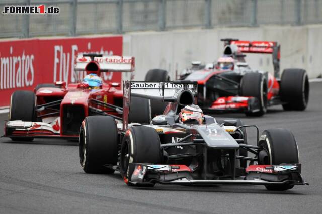 Foto zur News: Nico Hülkenberg setzte sich beim Südkorea-Grand-Prix rundenlang gegen zahlreiche Konkurrenten zur Wehr