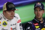 Gallerie: Kimi Räikkönen (Lotus) und Sebastian Vettel (Red Bull)