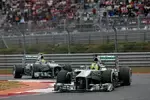 Foto zur News: Nico Rosberg (Mercedes) und Lewis Hamilton (Mercedes)