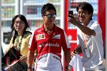 Foto zur News: Local Hero: Kamui Kobayashi ist Ferrari-Testfahrer