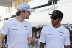 Foto zur News: Nico Rosberg (Mercedes) und Lewis Hamilton (Mercedes)