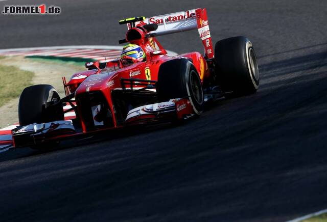 Foto zur News: Felipe Massa landete am Freitag auf der achten Position und war damit besser als...