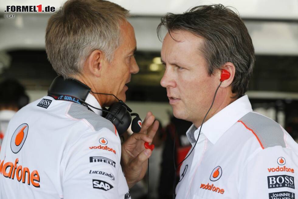 Foto zur News: Martin Whitmarsh und Sam Michael