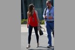 Foto zur News: Laura Jordan, Freundin von Paul di Resta (Force India) und Richard Goddard