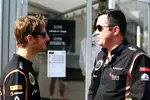 Foto zur News: Romain Grosjean (Lotus) und Eric Boullier