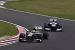 Foto zur News: Esteban Gutierrez (Sauber) und Valtteri Bottas (Williams)