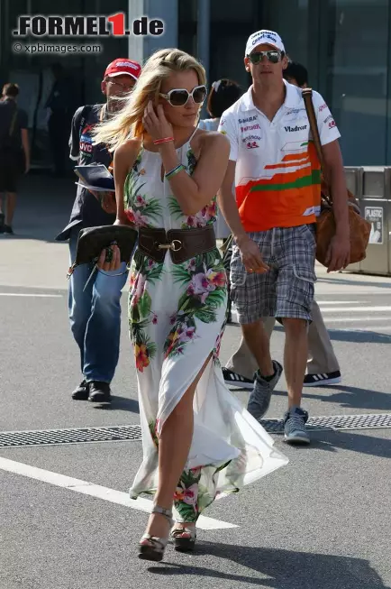 Foto zur News: Jennifer Becks, Freundin von Adrian Sutil (Force India)