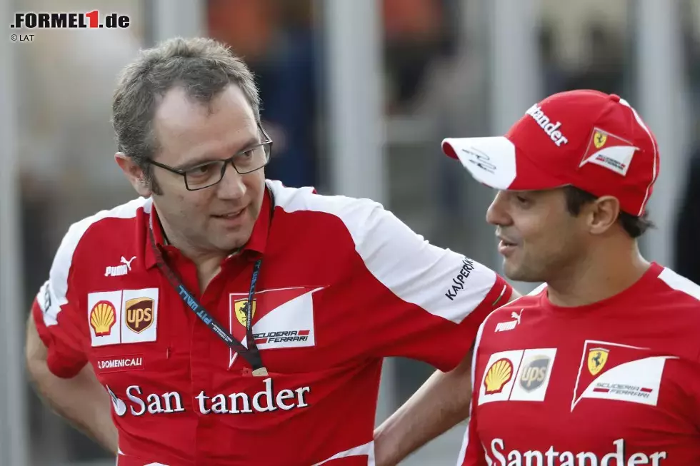 Foto zur News: Stefano Domenicali und Felipe Massa (Ferrari)