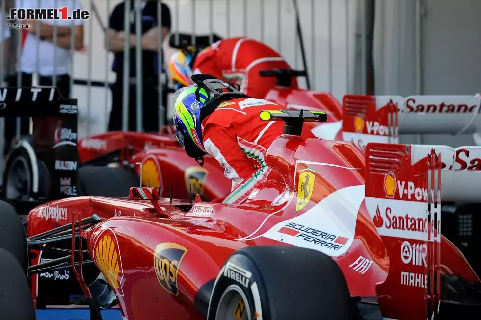 Foto zur News: Felipe Massa und Fernando Alonso (Ferrari)