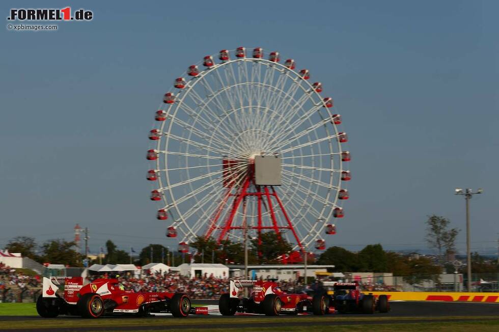 Foto zur News: Felipe Massa (Ferrari) und Fernando Alonso (Ferrari)