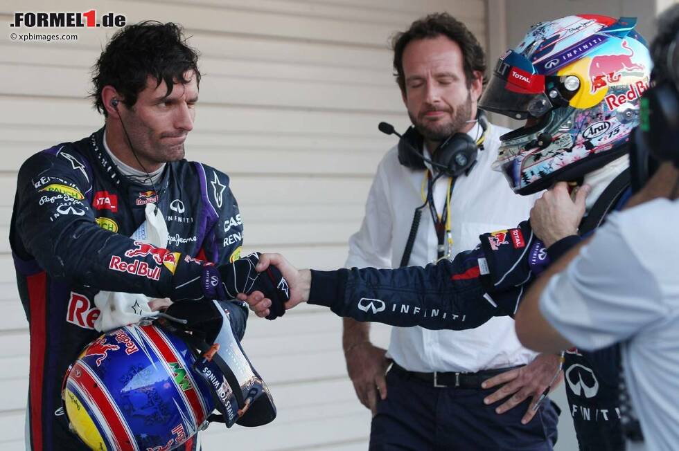 Foto zur News: Sebastian Vettel (Red Bull) und Mark Webber (Red Bull)