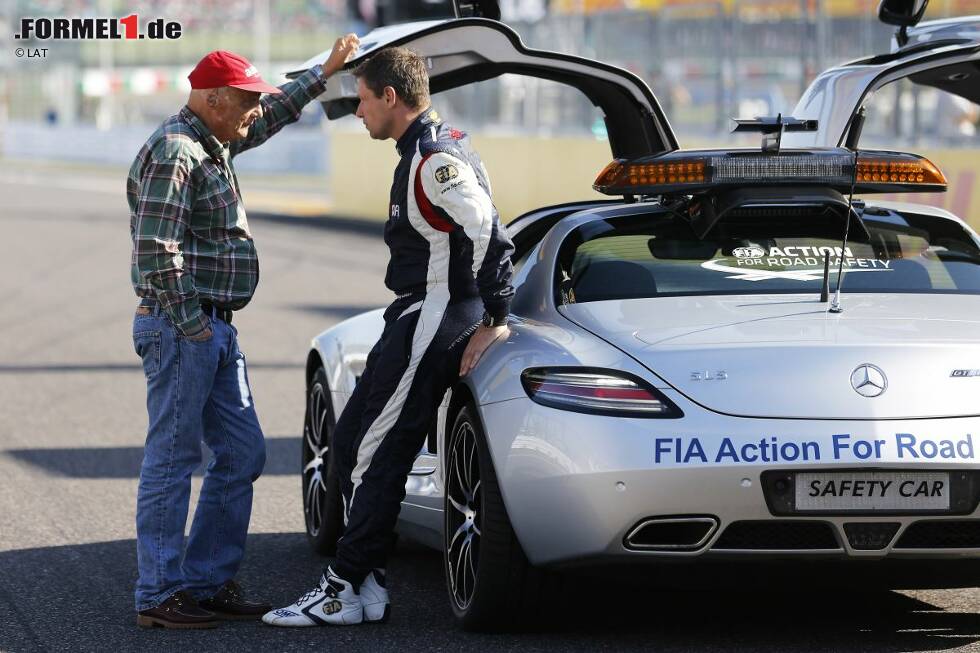 Foto zur News: Niki Lauda und Bernd Mayländer