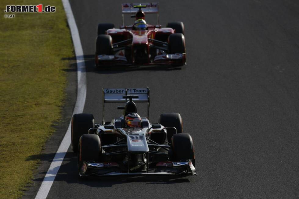 Foto zur News: Nico Hülkenberg (Sauber) und Felipe Massa (Ferrari)