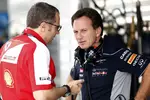 Foto zur News: Stefano Domenicali und Christian Horner