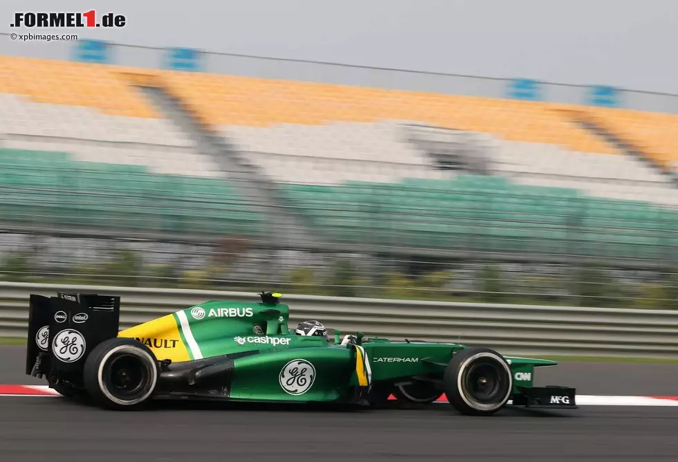 Foto zur News: Giedo van der Garde (Caterham) am Freitag in Indien