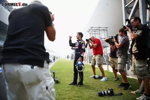 Foto zur News: Vettels nächstjähriger Teamkollege Daniel Ricciardo holte im Toro Rosso als Zehnter den letzten Punkt.