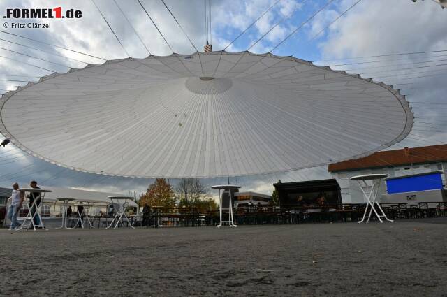 Foto zur News: Vorbereitungen auf die Party des Vettel-Fanklubs in Heppenheim