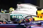 Foto zur News: Sebastian Vettel (Red Bull) und Nico Rosberg (Mercedes)