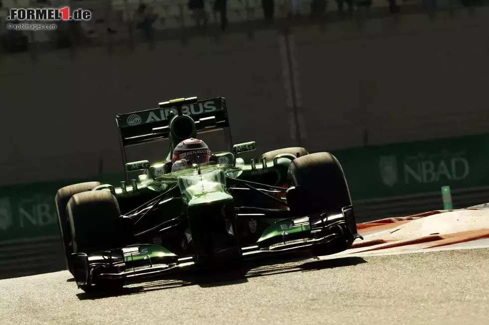 Foto zur News: Heikki Kovalainen (Caterham) durfte auch in Abu Dhabi wieder fahren