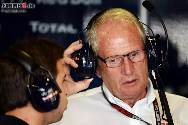 Foto zur News: Da wird auch die graue Emminenz mitfiebern: Red-Bull-Motorsportberater Helmut Marko.