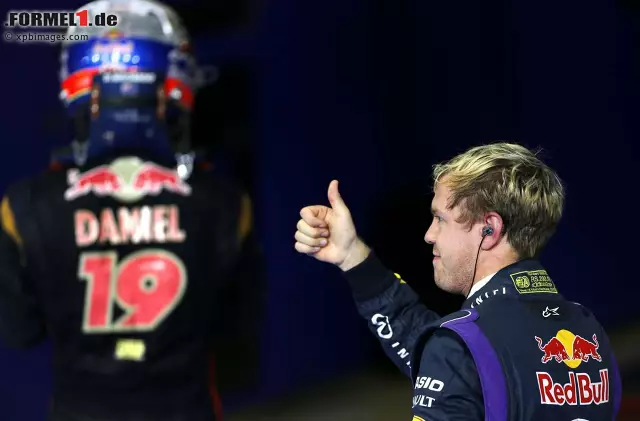 Foto zur News: Der heißt Daniel Ricciardo und wollte nach dem Qualifying nicht mitansehen, wie sein zukünftiger Teamkollege eine breite Brust demonstriert.