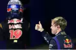 Foto zur News: Sebastian Vettel (Red Bull) und Daniel Ricciardo (Toro Rosso)