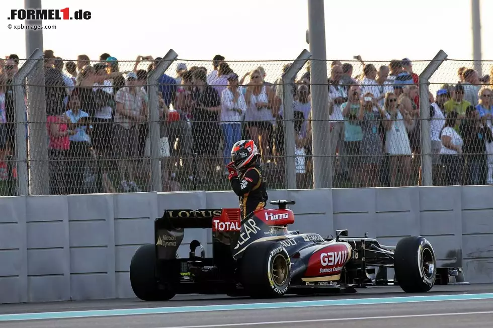 Foto zur News: Kimi Räikkönen (Lotus) kam im Rennen nur eine Kurve weit