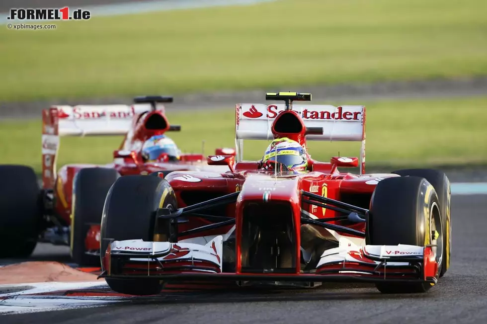 Foto zur News: Felipe Massa (Ferrari) und Fernando Alonso (Ferrari)