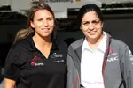 Foto zur News: Simona de Silvestro und Monisha Kaltenborn (Sauber)