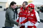 Foto zur News: Christian Horner, Stefano Domenicali und Felipe Massa (Ferrari)