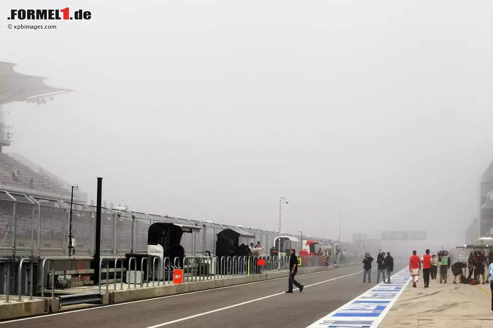 Foto zur News: Nebel störte den Ablauf am Freitag