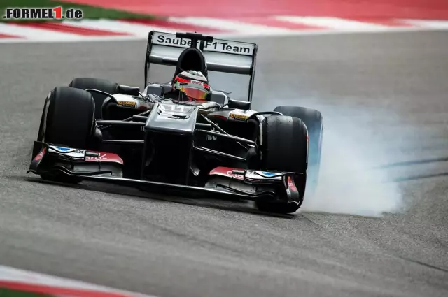 Foto zur News: Nico Hülkenberg war im ersten Qualifying-Teil noch sehr unglücklich mit dem Fahrverhalten seines Saubers. Doch gegen Ende drehte der junge Deutsche wieder auf: Rang vier mit 0,958 Sekunden Rückstand!