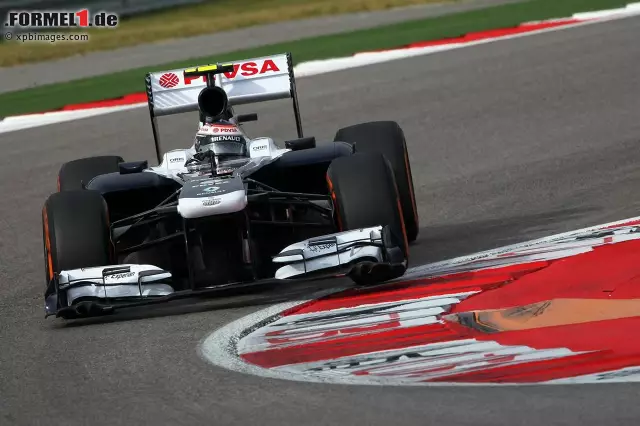 Foto zur News: Valtteri Bottas erzielte auf dem achten Rang zum ersten Mal in der Formel 1 eine Platzierung in den Punkten. Der zurückgebaute Auspuff bewirkt wahre Wunder.